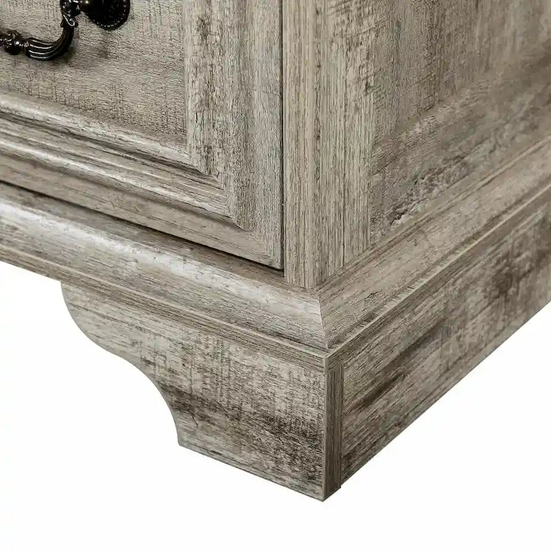 Commode de chambre à 7 tiroirs au style rustique