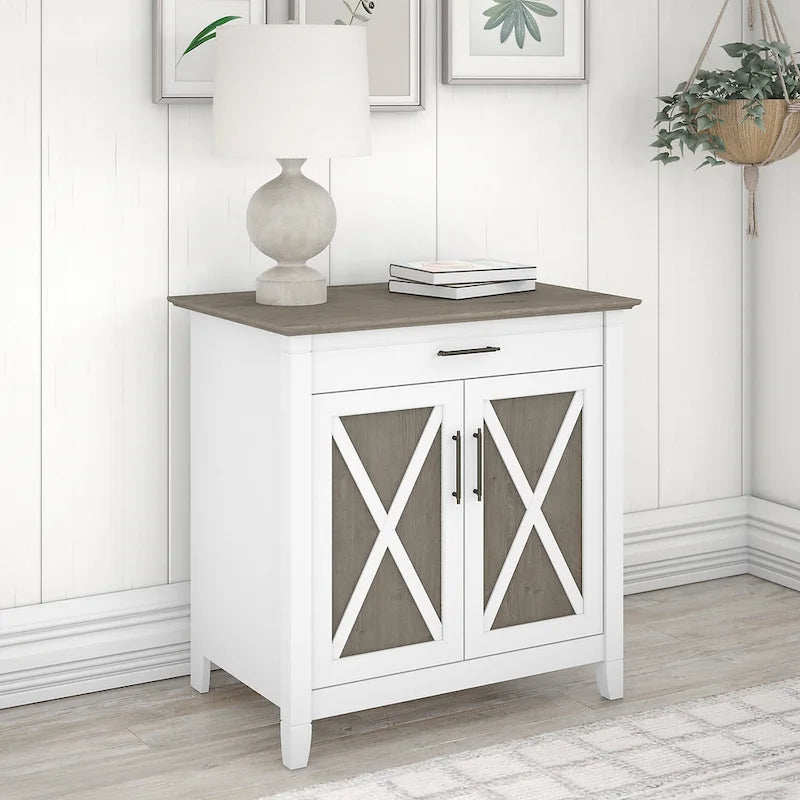 Secrétaire Key West avec meuble de rangement Bush Furniture