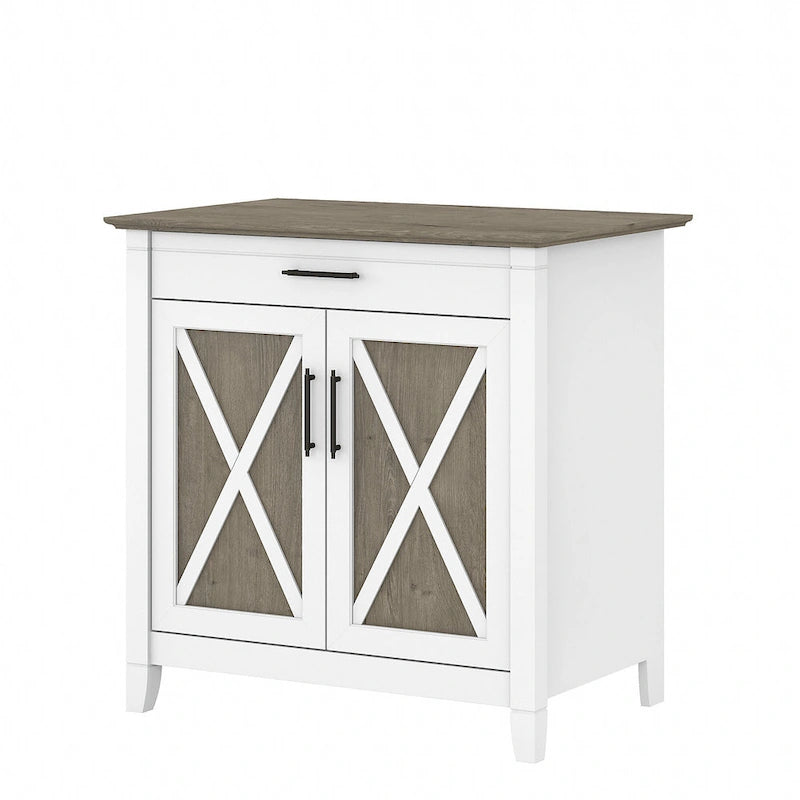 Secrétaire Key West avec meuble de rangement Bush Furniture