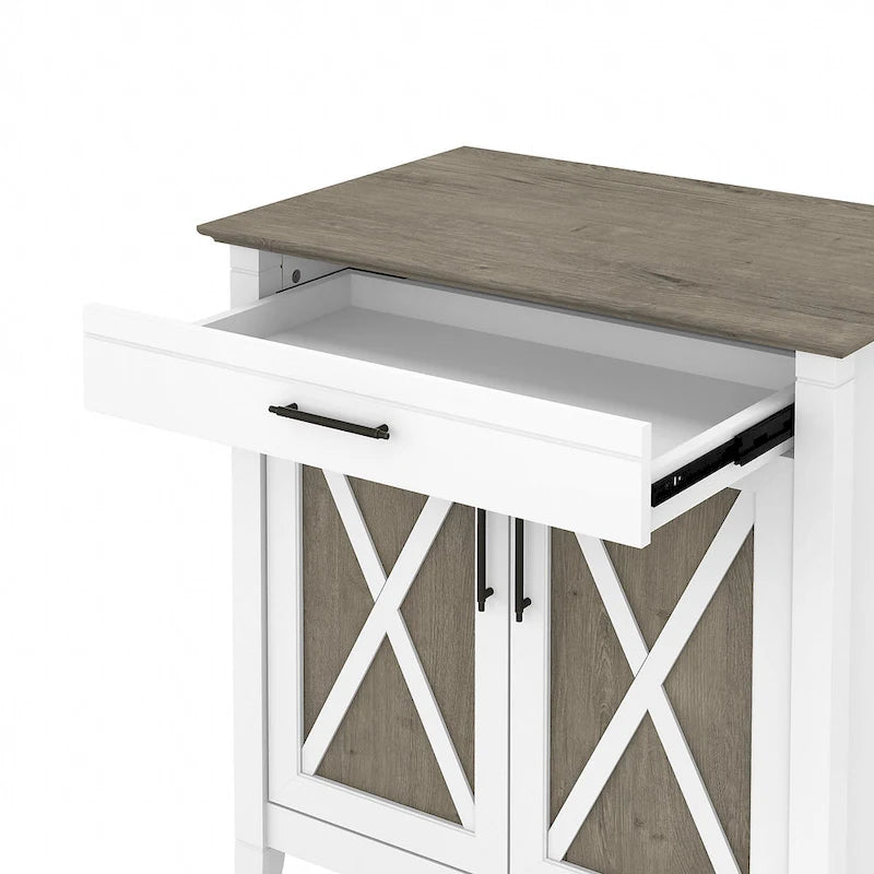 Secrétaire Key West avec meuble de rangement Bush Furniture