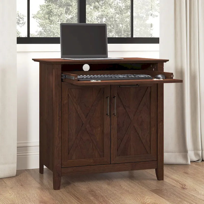 Secrétaire Key West avec meuble de rangement Bush Furniture