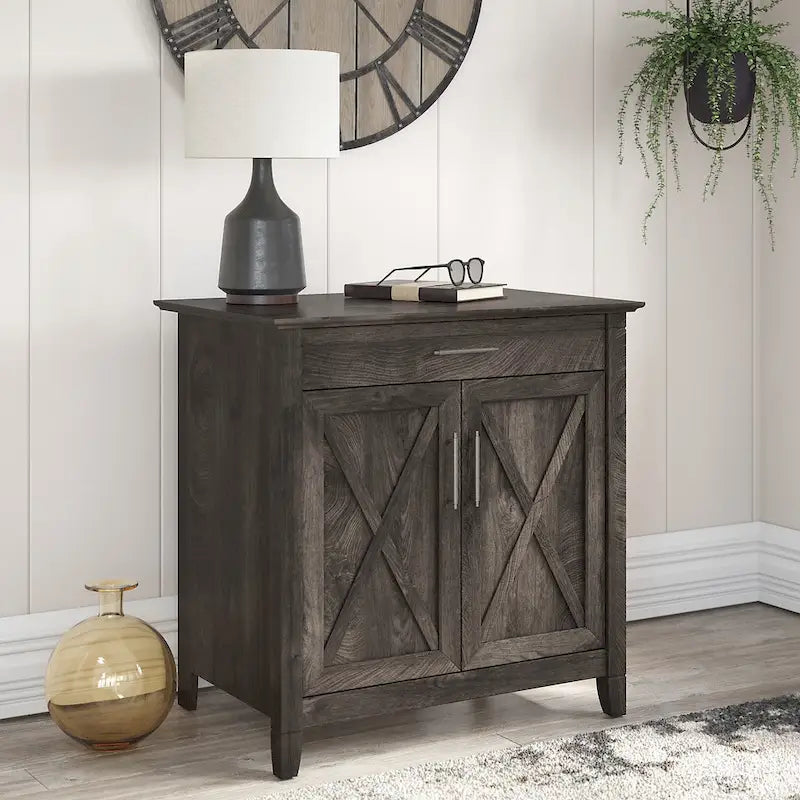 Secrétaire Key West avec meuble de rangement Bush Furniture