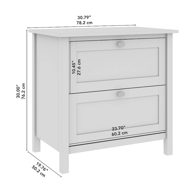 Meuble classeur latéral à 2 tiroirs Broadview de Bush Furniture