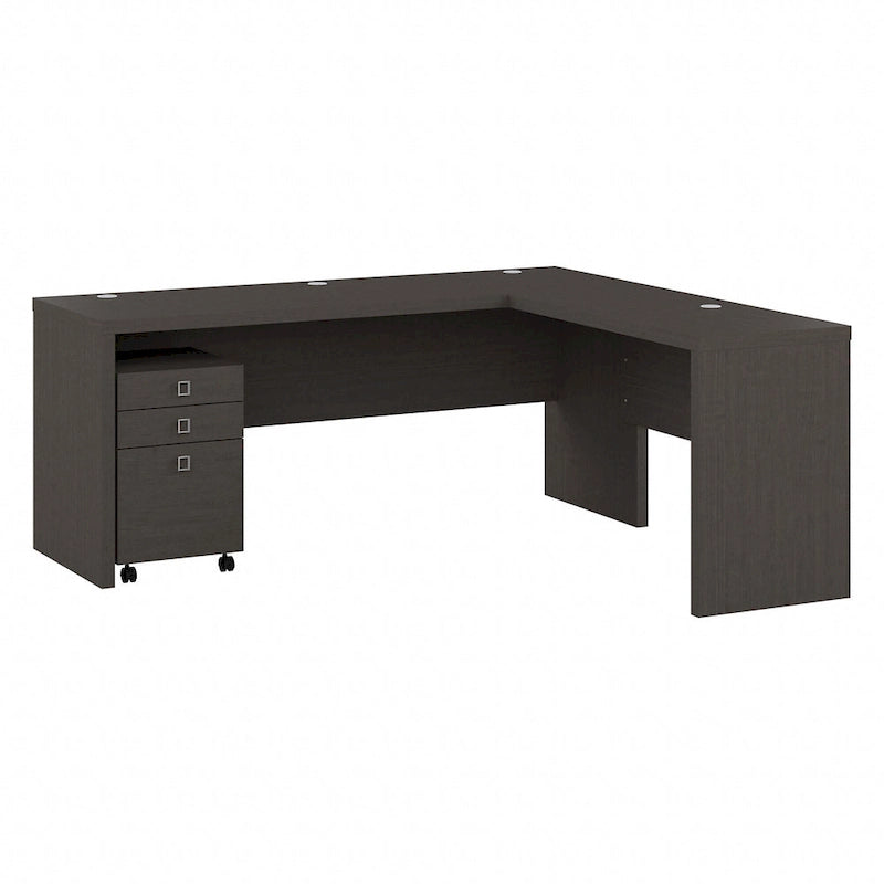 Bureau d'angle 72W Echo avec tiroirs par Bush Business Furniture