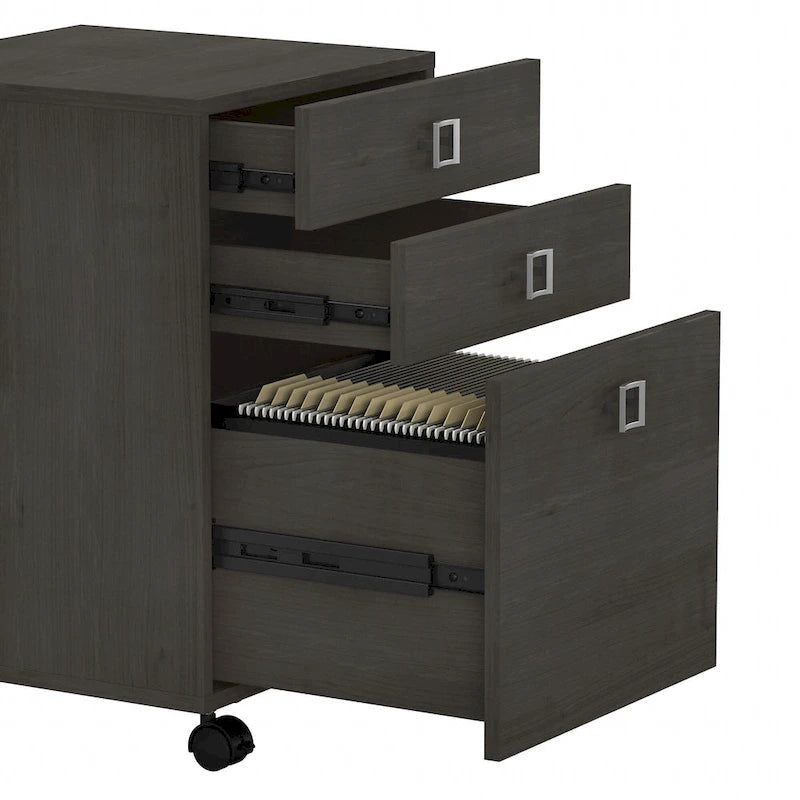 Bureau d'angle 72W Echo avec tiroirs par Bush Business Furniture
