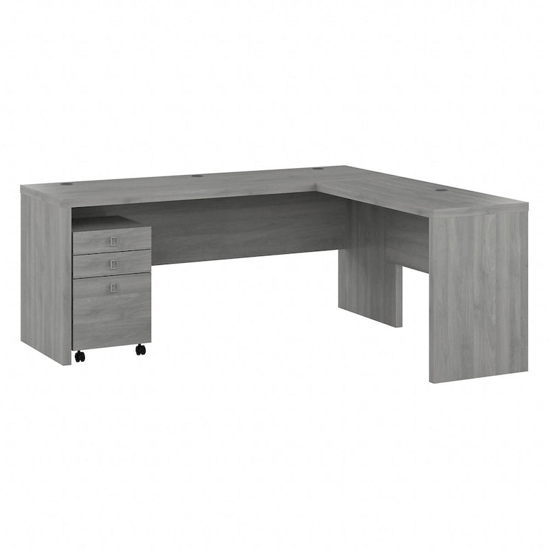 Bureau d'angle 72W Echo avec tiroirs par Bush Business Furniture
