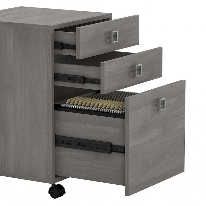Bureau d'angle 72W Echo avec tiroirs par Bush Business Furniture