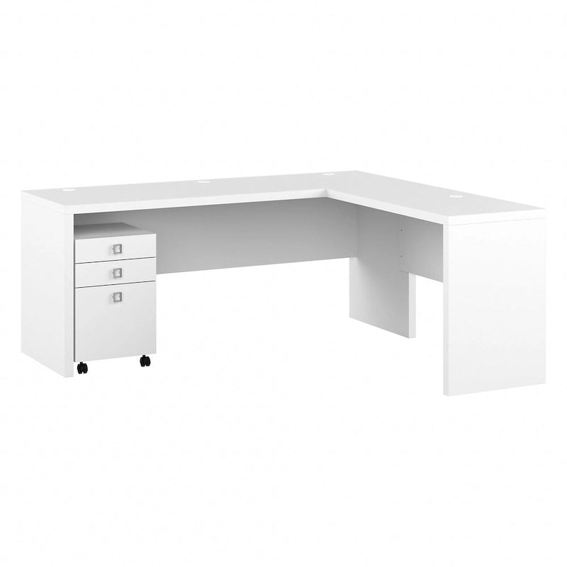 Bureau d'angle 72W Echo avec tiroirs par Bush Business Furniture