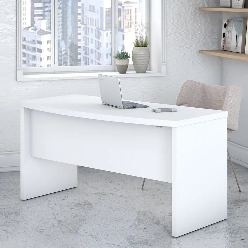 Echo 60W Bow Front Desk by Bush Business Furniture
