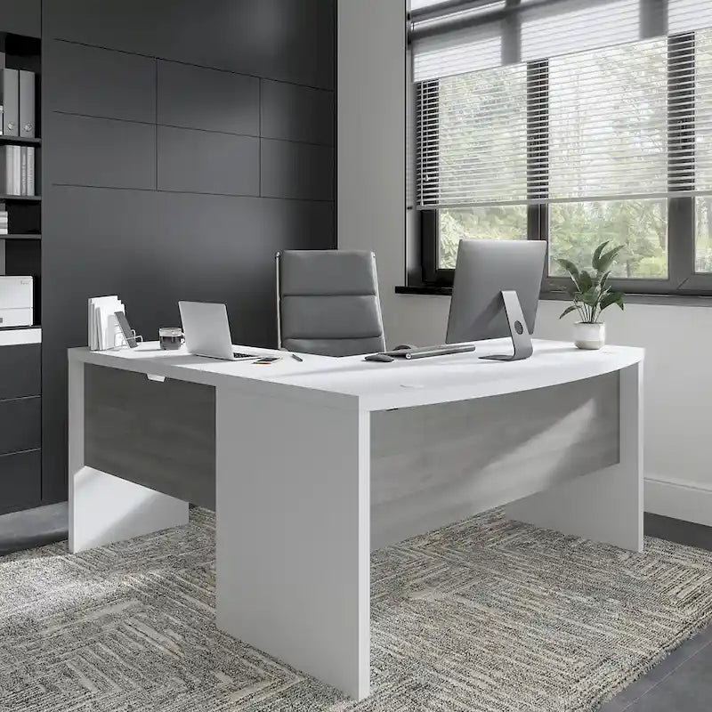 Bureau à façade cintrée Echo 60W de Bush Business Furniture