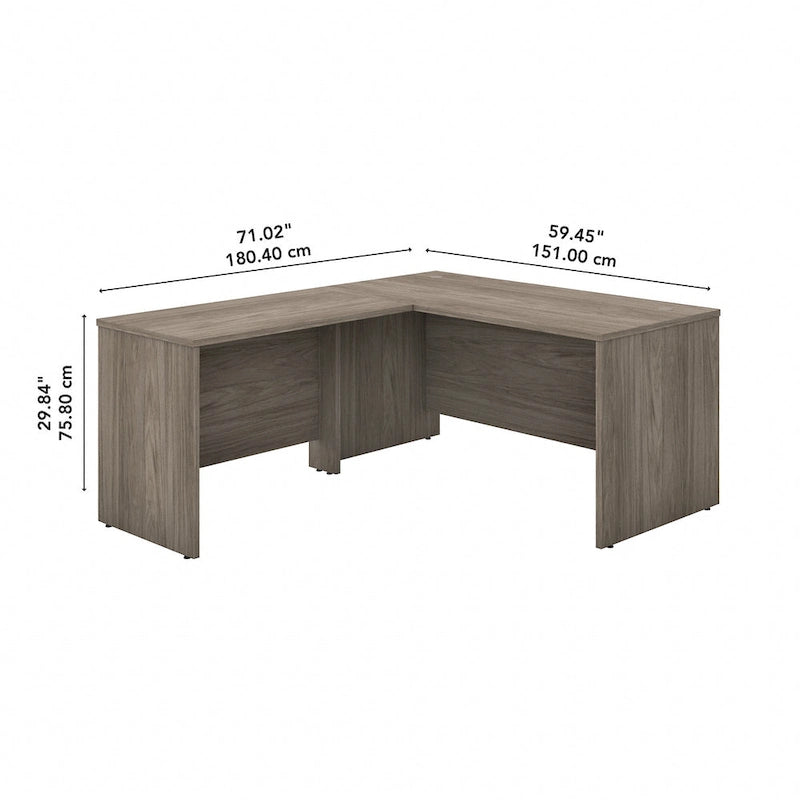 Bureau en L Studio C de 60 W avec retour de 42 W par Bush Business Furniture
