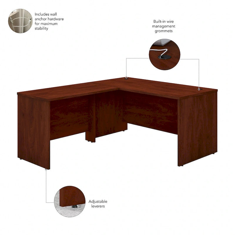 Bureau en L Studio C de 60 W avec retour de 42 W par Bush Business Furniture