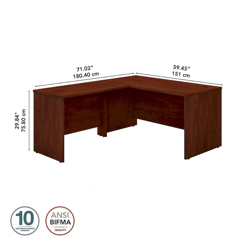 Bureau en L Studio C de 60 W avec retour de 42 W par Bush Business Furniture
