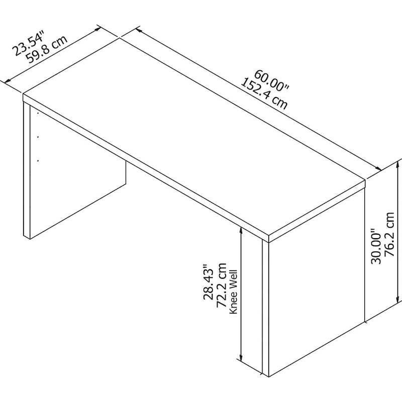 Bureau Credenza Echo 60W de Bush Business Furniture