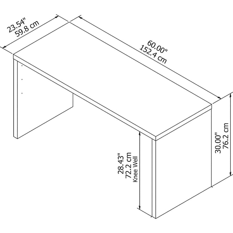 Bureau Credenza Echo 60W de Bush Business Furniture