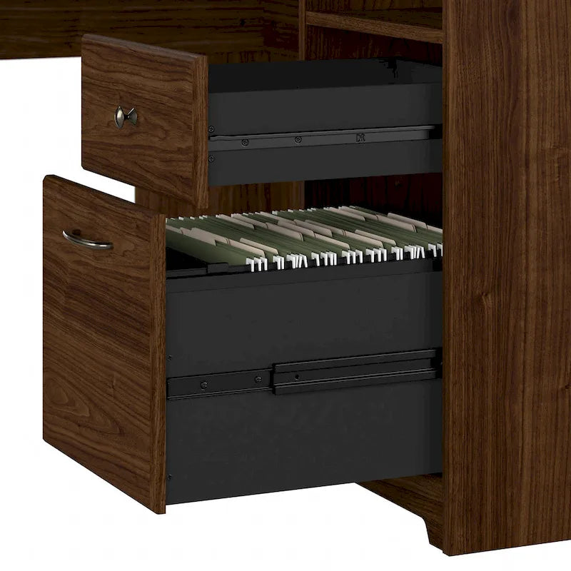 Bureau en L Cabot 60 W avec huche et classeur de Bush Furniture