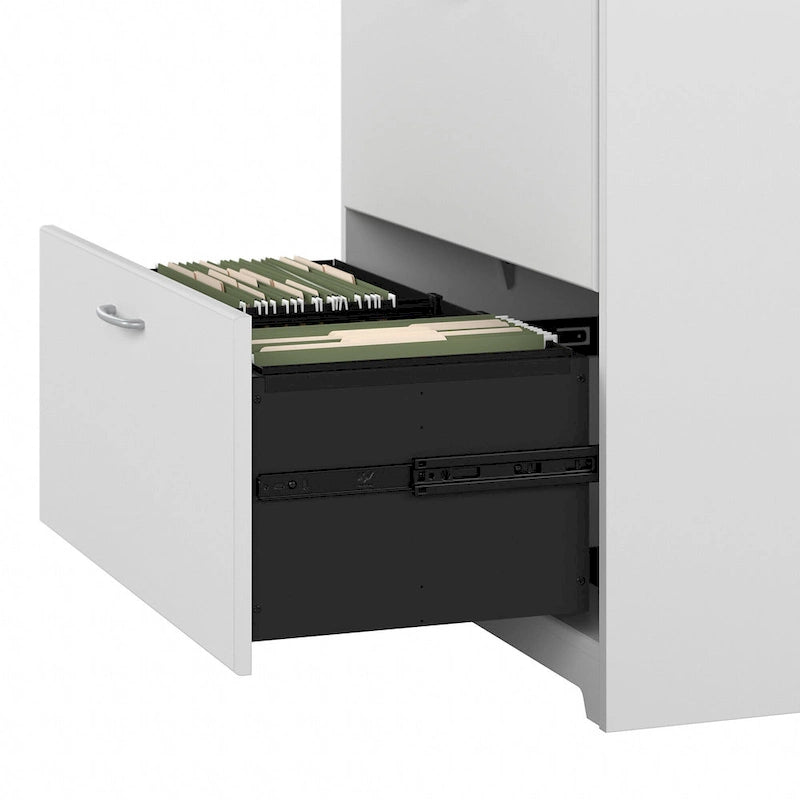 Bureau en L Cabot 60 W avec huche et classeur de Bush Furniture