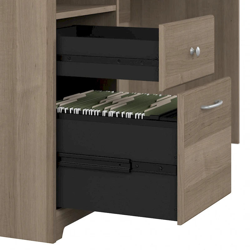 Bureau d'ordinateur en L Cabot 72W avec rangement par Bush Furniture
