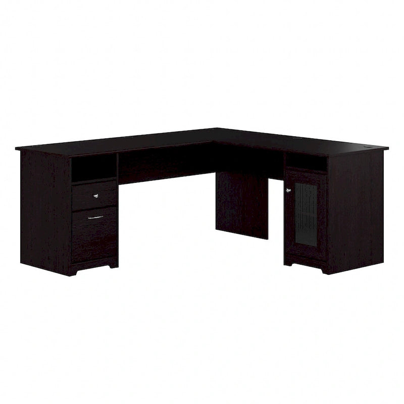 Bureau d'ordinateur en L Cabot 72W avec rangement par Bush Furniture
