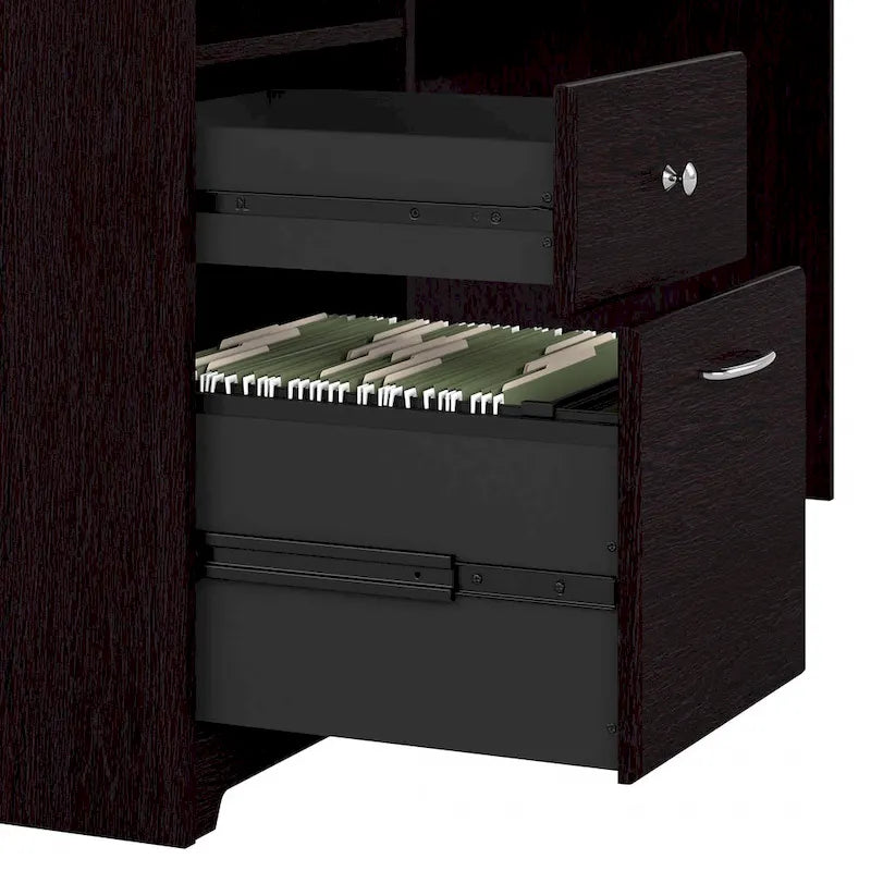 Bureau d'ordinateur en L Cabot 72W avec rangement par Bush Furniture
