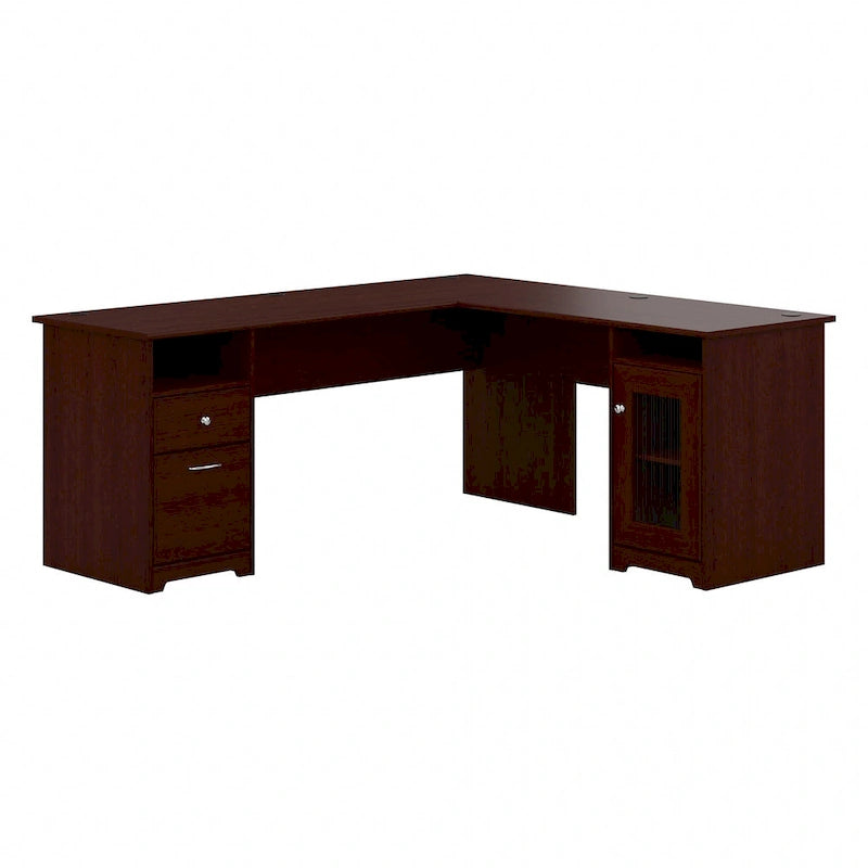 Bureau d'ordinateur en L Cabot 72W avec rangement par Bush Furniture