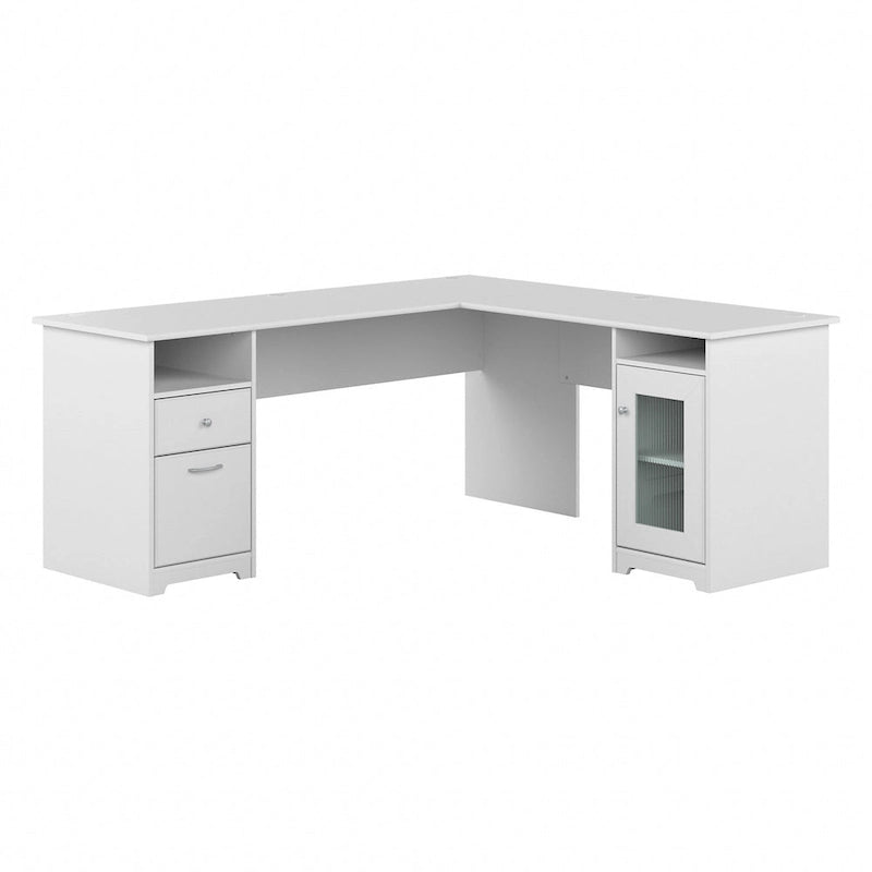 Bureau d'ordinateur en L Cabot 72W avec rangement par Bush Furniture