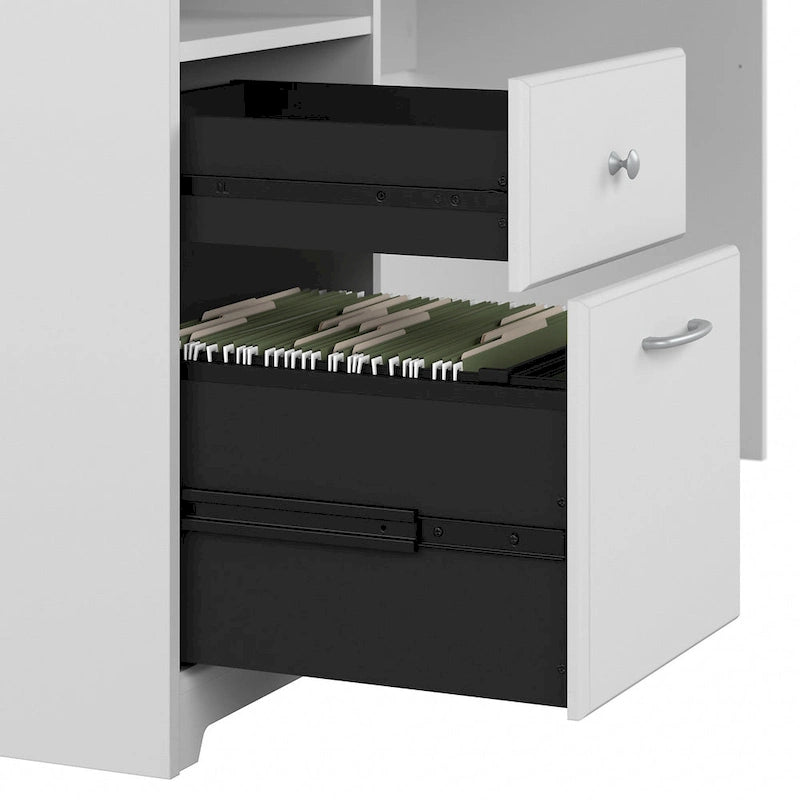 Bureau d'ordinateur en L Cabot 72W avec rangement par Bush Furniture