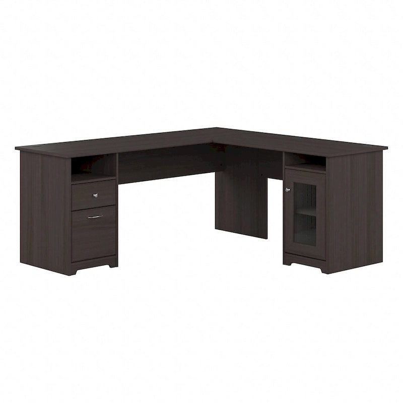 Bureau d'ordinateur en L Cabot 72W avec rangement par Bush Furniture