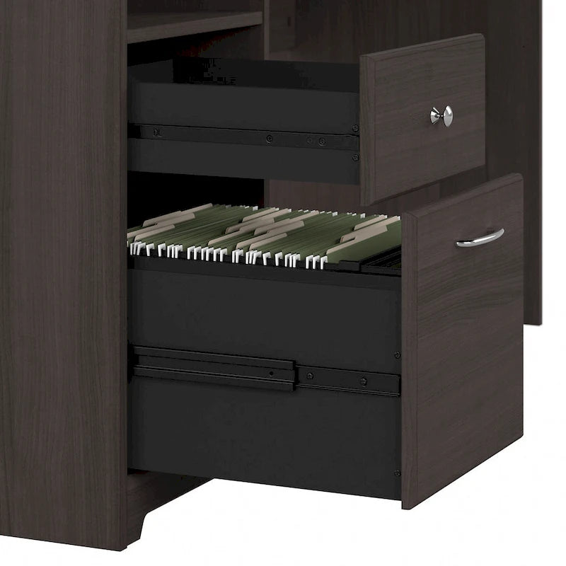 Bureau d'ordinateur en L Cabot 72W avec rangement par Bush Furniture