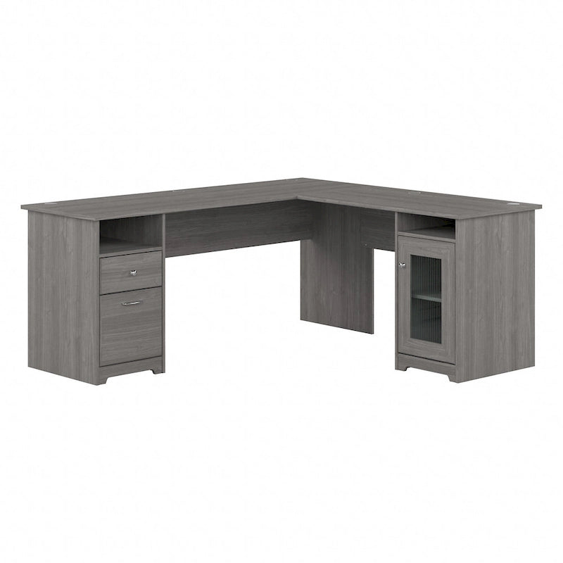 Bureau d'ordinateur en L Cabot 72W avec rangement par Bush Furniture