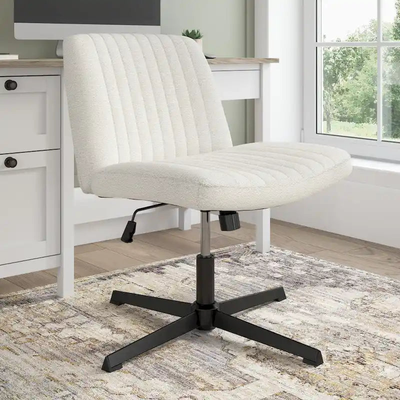 Chaise d'ordinateur sans roulettes Bush Furniture Sutton sans accoudoirs