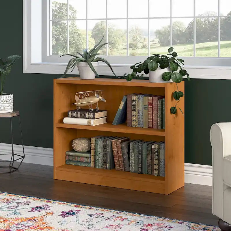 Petite bibliothèque de rangement universelle à 2 étagères de Bush Furniture