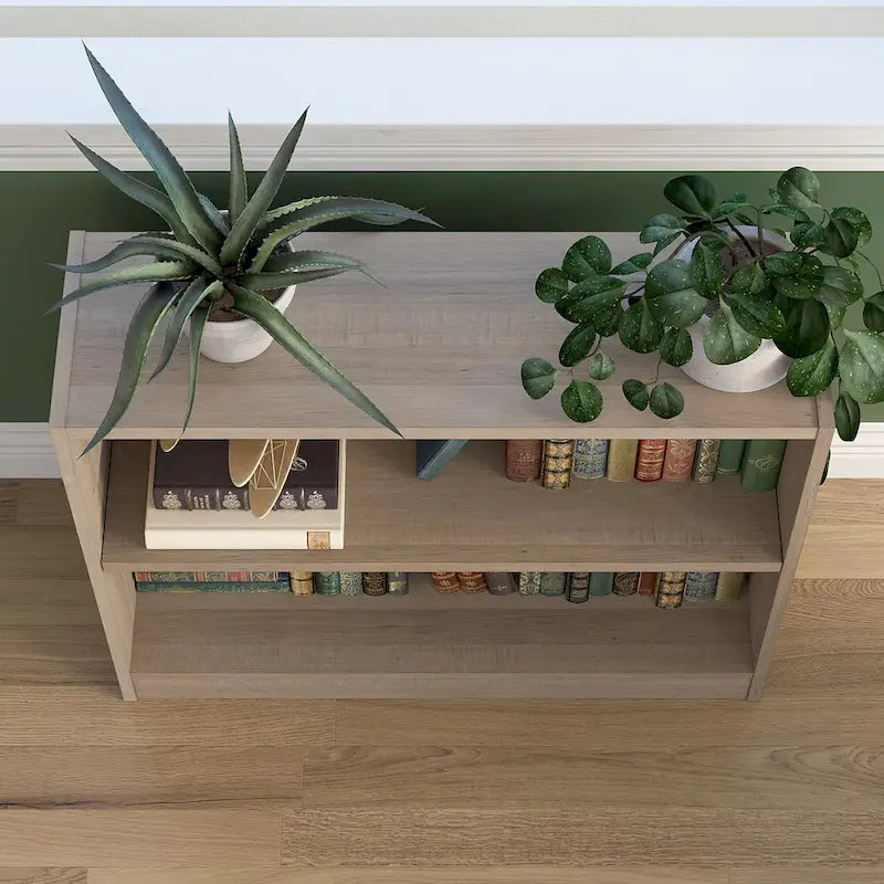 Petite bibliothèque de rangement universelle à 2 étagères de Bush Furniture