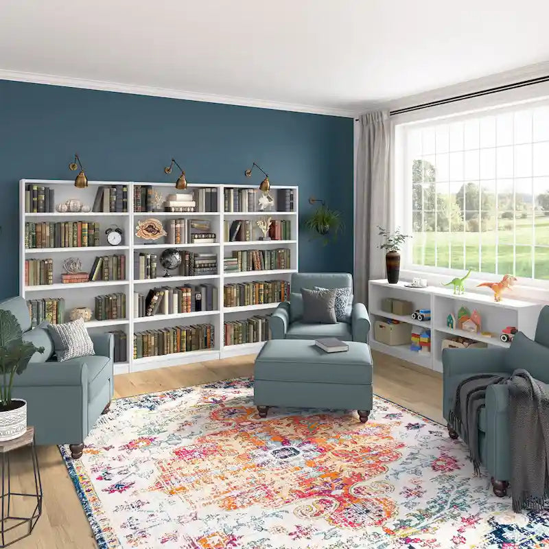 Petite bibliothèque de rangement universelle à 2 étagères de Bush Furniture