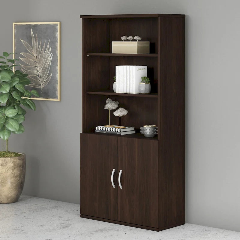 Kit de porte de bibliothèque Studio C pour étagère par Bush Furniture