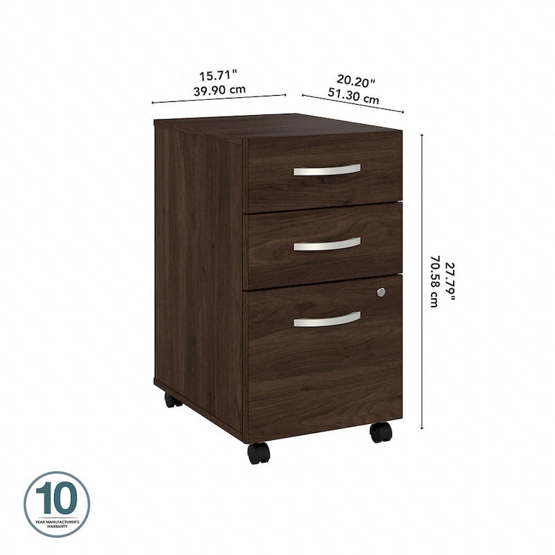 Bush Business Furniture Studio C Caisson de classement à 3 tiroirs