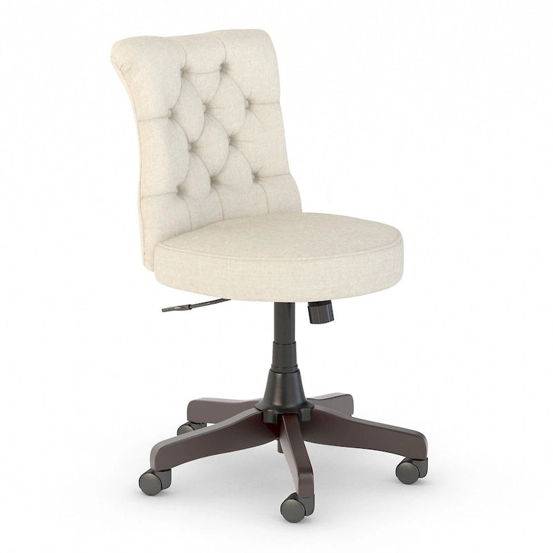 Chaise de bureau mi-hauteur capitonnée Salinas par Bush Furniture
