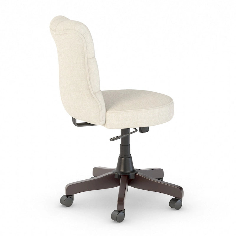 Chaise de bureau mi-hauteur capitonnée Salinas par Bush Furniture