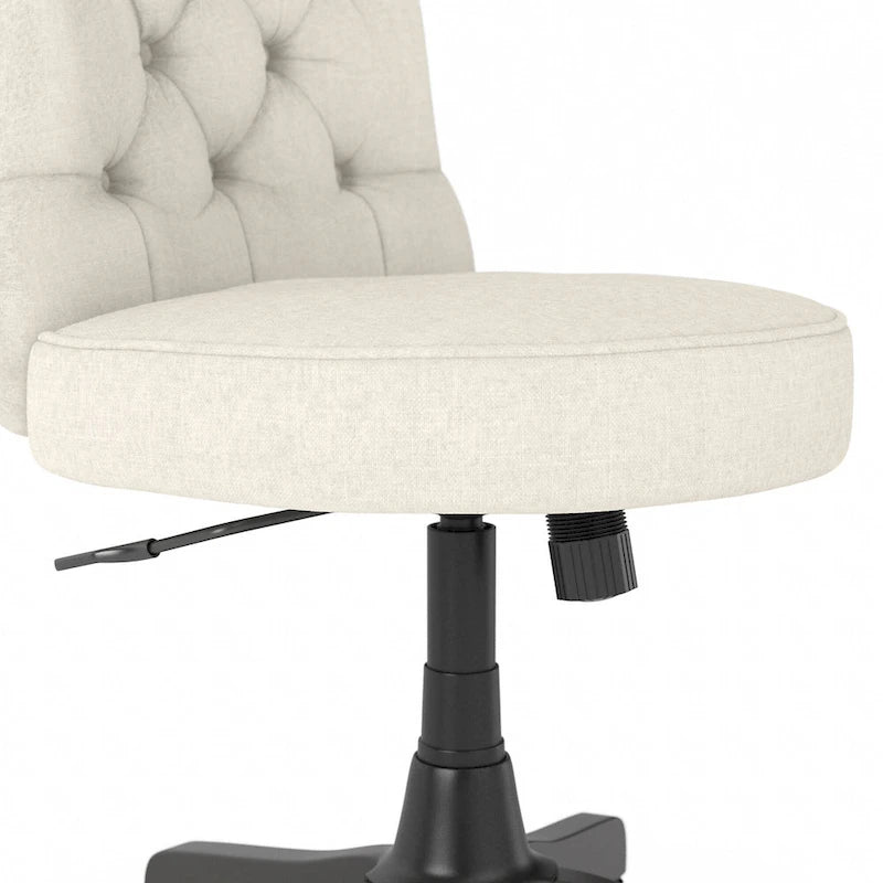 Chaise de bureau mi-hauteur capitonnée Salinas par Bush Furniture