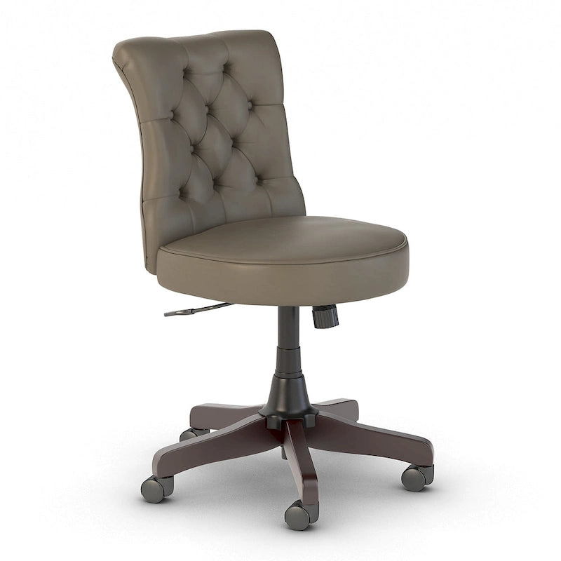 Chaise de bureau mi-hauteur capitonnée Salinas par Bush Furniture