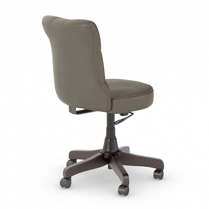 Chaise de bureau mi-hauteur capitonnée Salinas par Bush Furniture