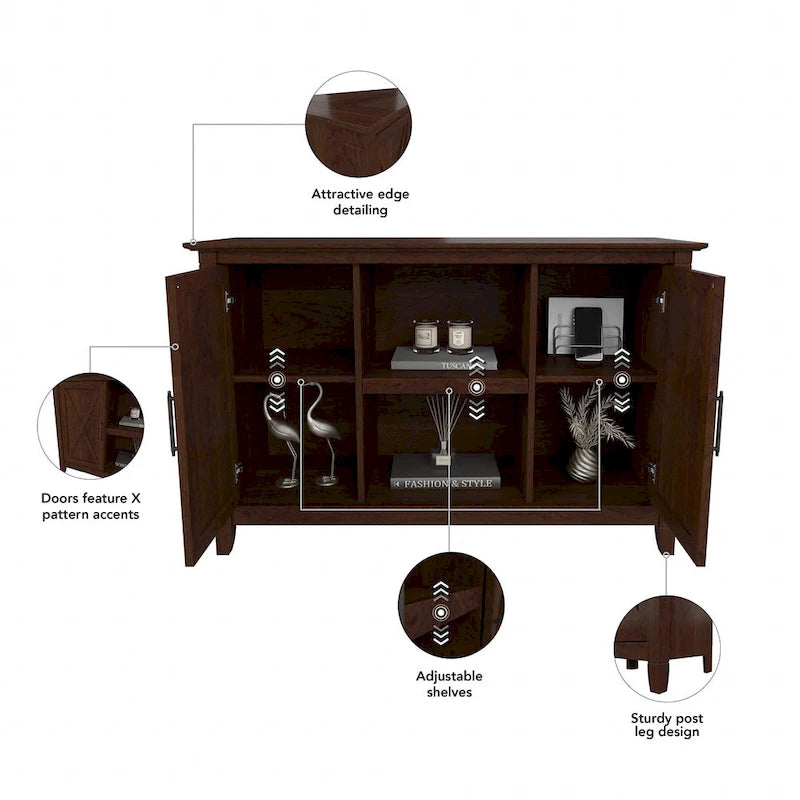 Meuble d'appoint avec portes Key West par Bush Furniture