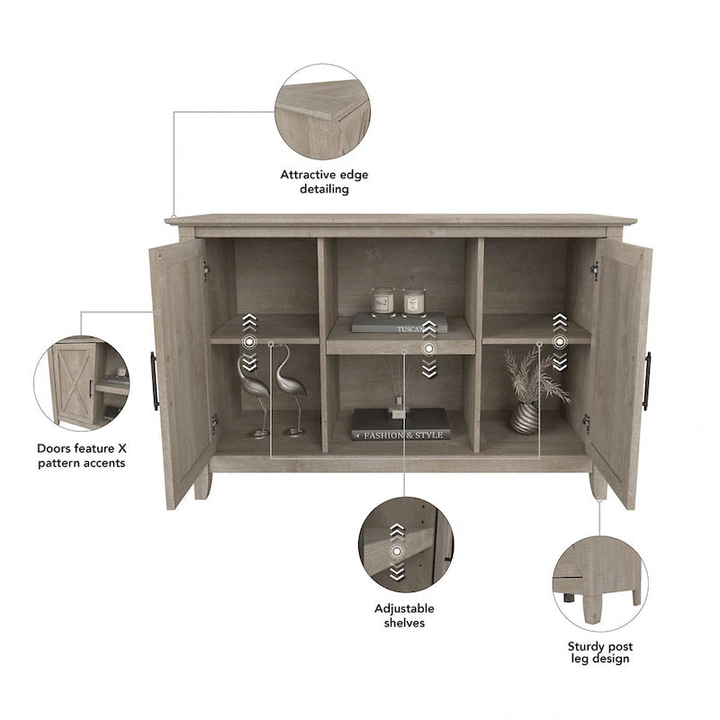 Meuble d'appoint avec portes Key West par Bush Furniture
