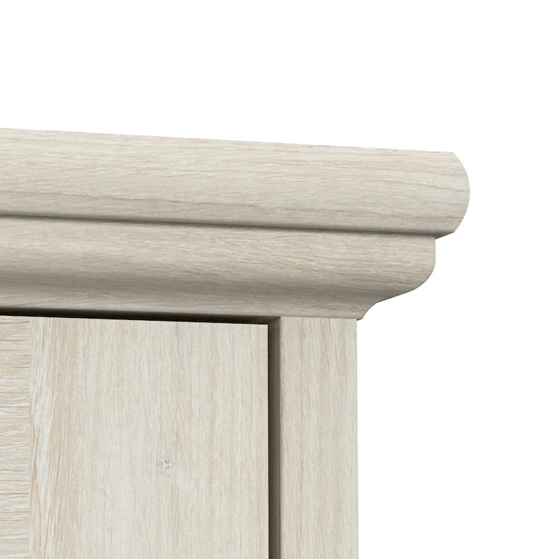 Bureau de style campagnard 60 W Lennox avec armoire de rangement de Bush Furniture