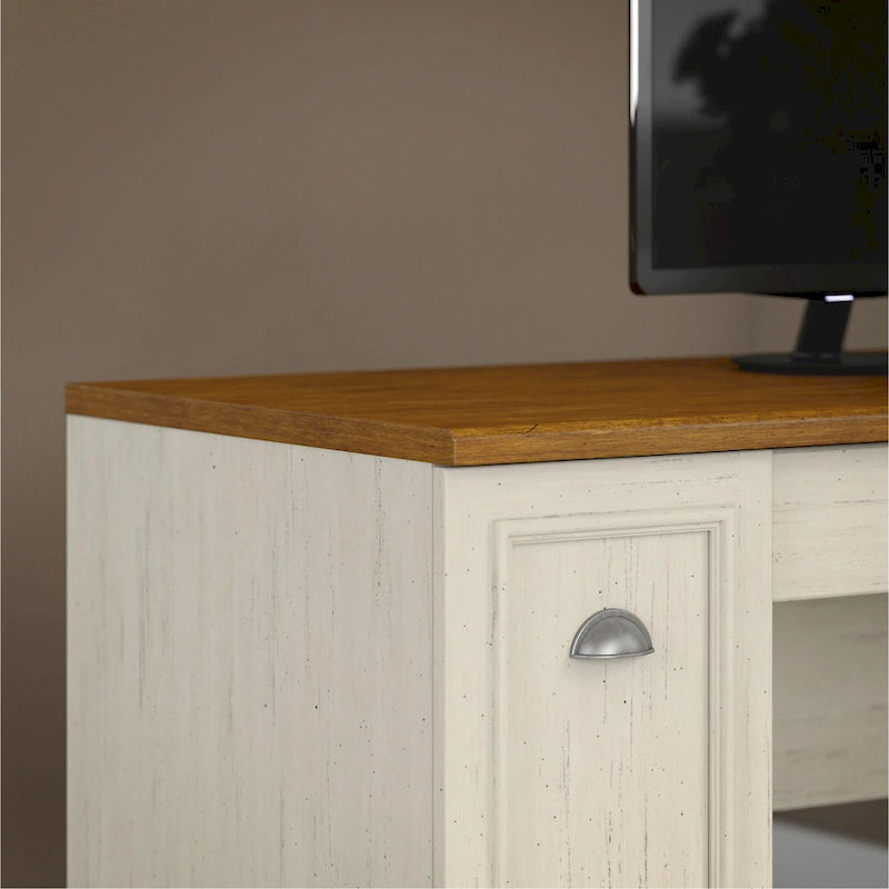 Bureau d'angle Fairview 60 W avec tiroirs et espaces de rangement de Bush Furniture