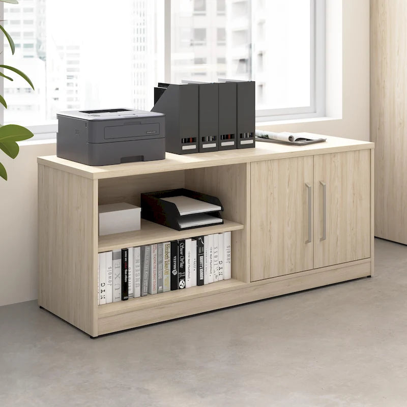Meuble bas de rangement Bush Business Furniture Vista avec portes et étagères