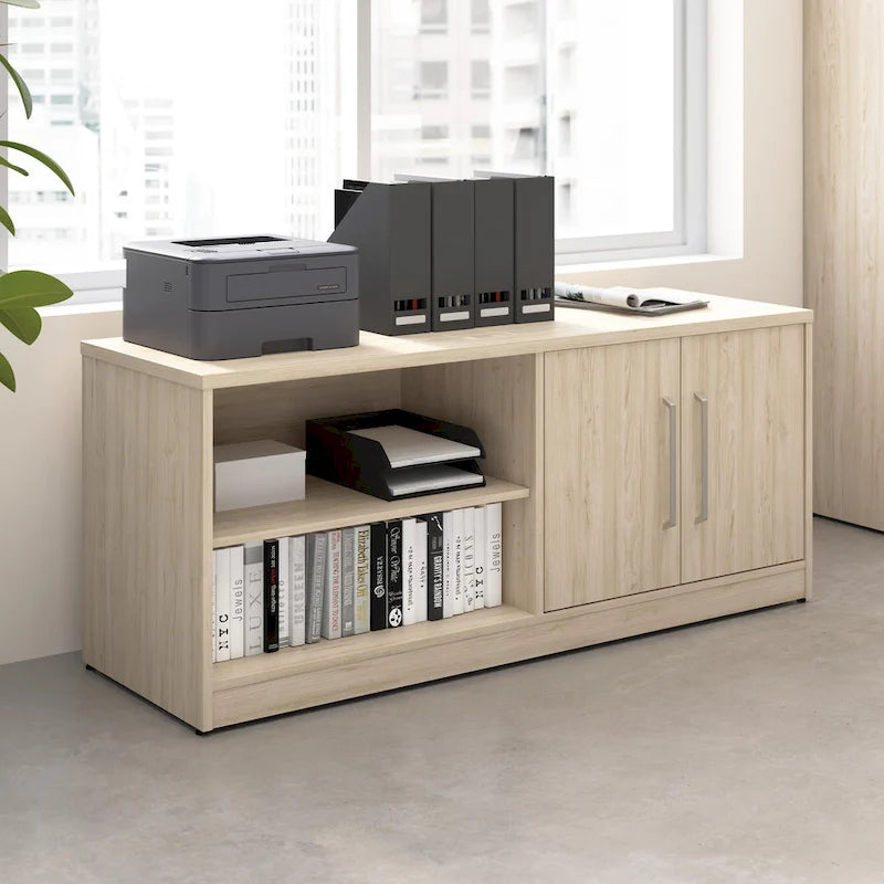 Meuble bas de rangement Bush Business Furniture Vista avec portes et étagères