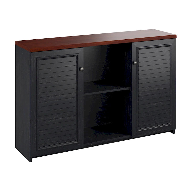 Meuble d'appoint Fairview Bush Furniture avec portes et étagères