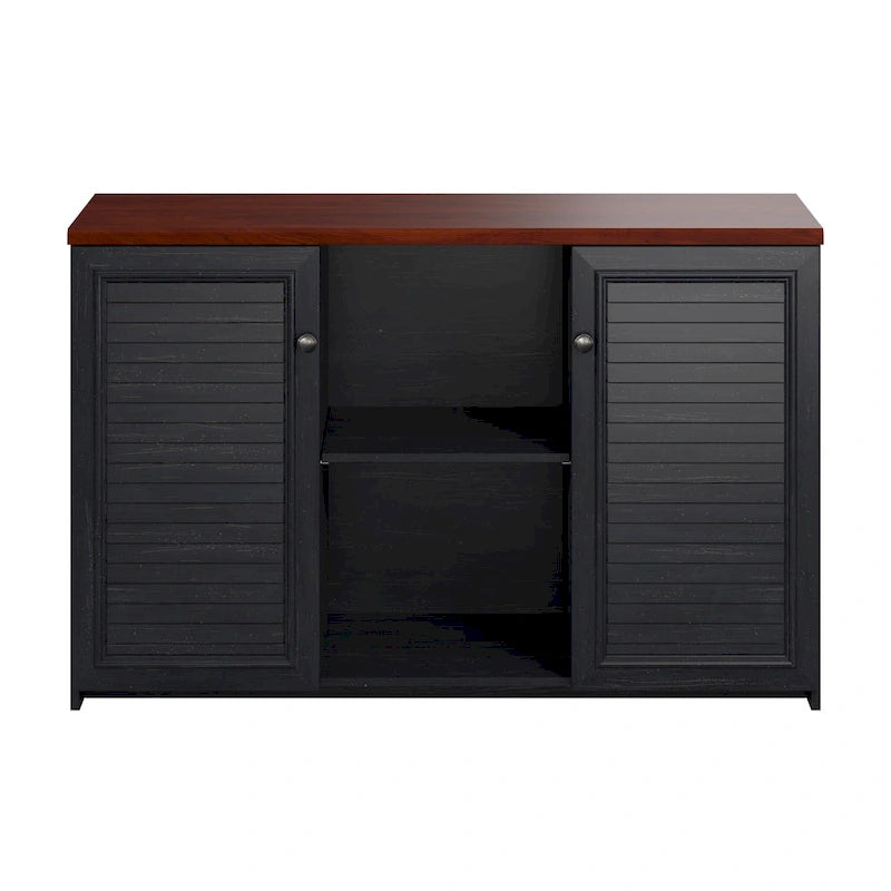 Meuble d'appoint Fairview Bush Furniture avec portes et étagères