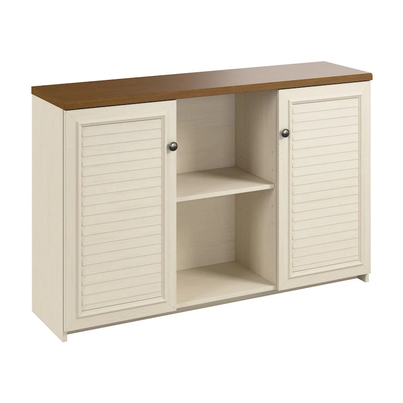 Meuble d'appoint Fairview Bush Furniture avec portes et étagères